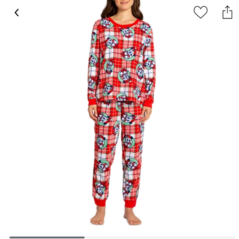MICKEY MOUSE WOMEN"S PAJAMA SET SIZE SMALL NWT